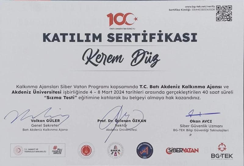 Sızma Testi Eğitimi