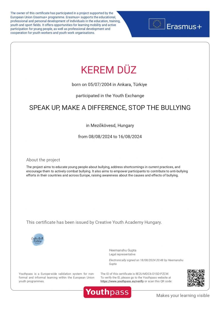 Speak Up,Make a Difference, Stop The Bullying